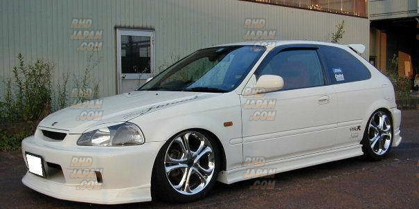 J-Blood Front Bumper Spoiler FRP - EK9 Zenki